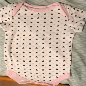 Hearts Baby onesie